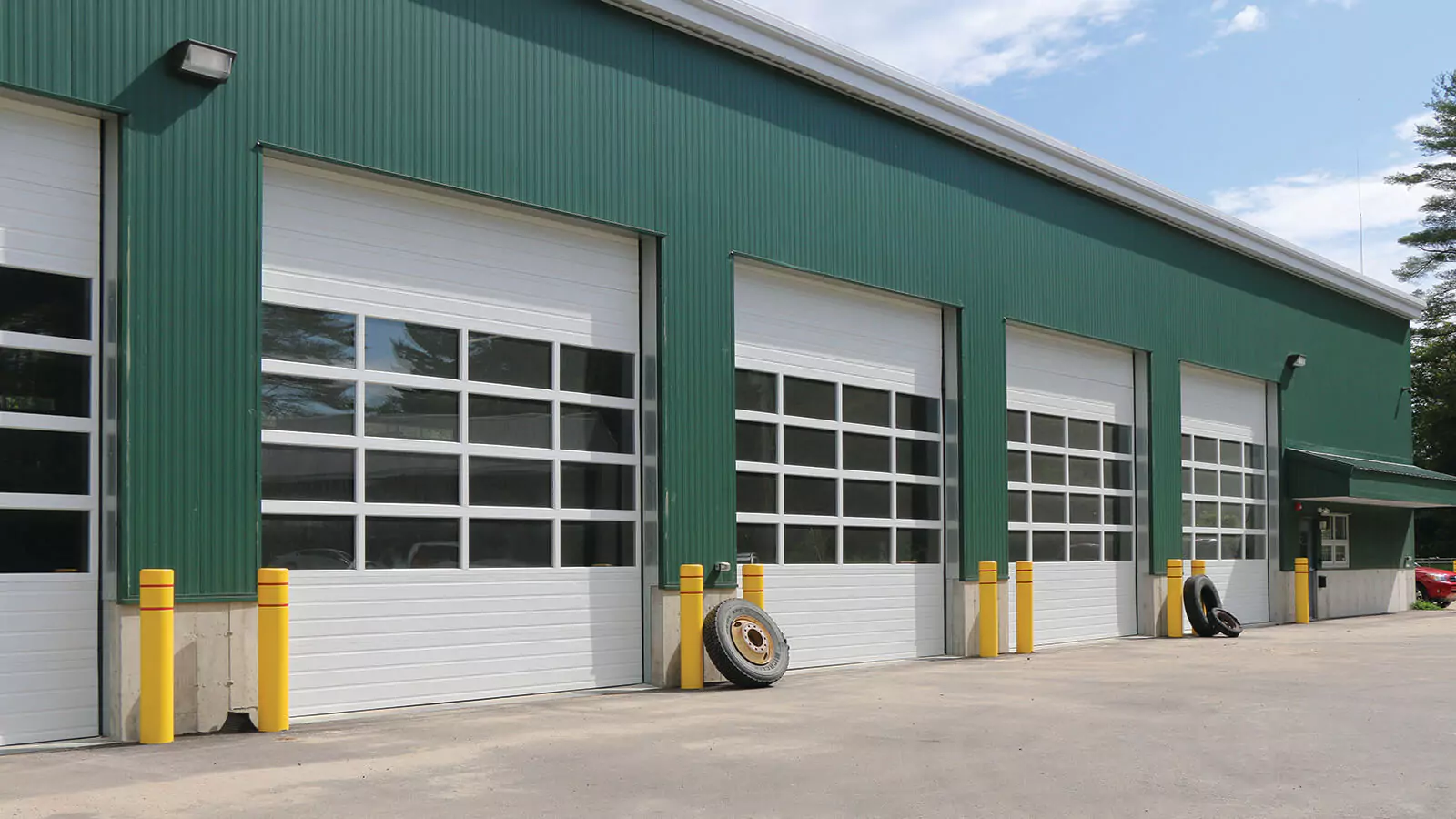 Sectional Steel Commercial Garage Doors